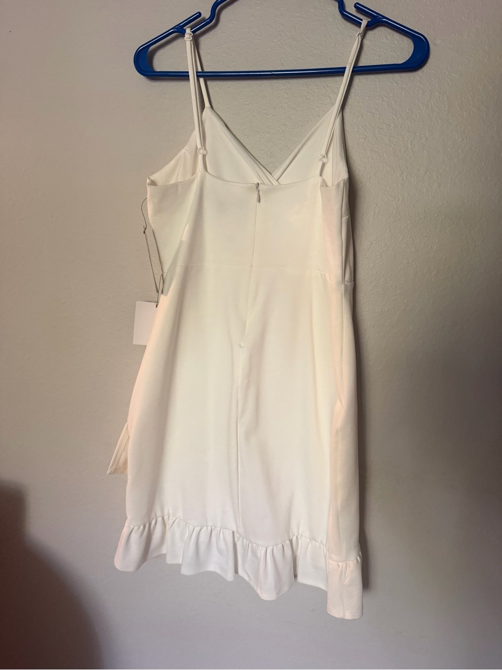 Lulu’s White Ruffle Dress - Picture 4 of 6